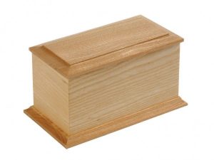 Natural Wood casket